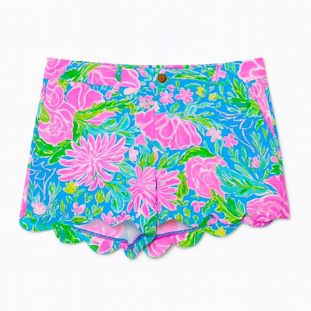 Lilly Pulitzer – Buttercup Shorts – Zanzibar Print – Size 16 - EUC